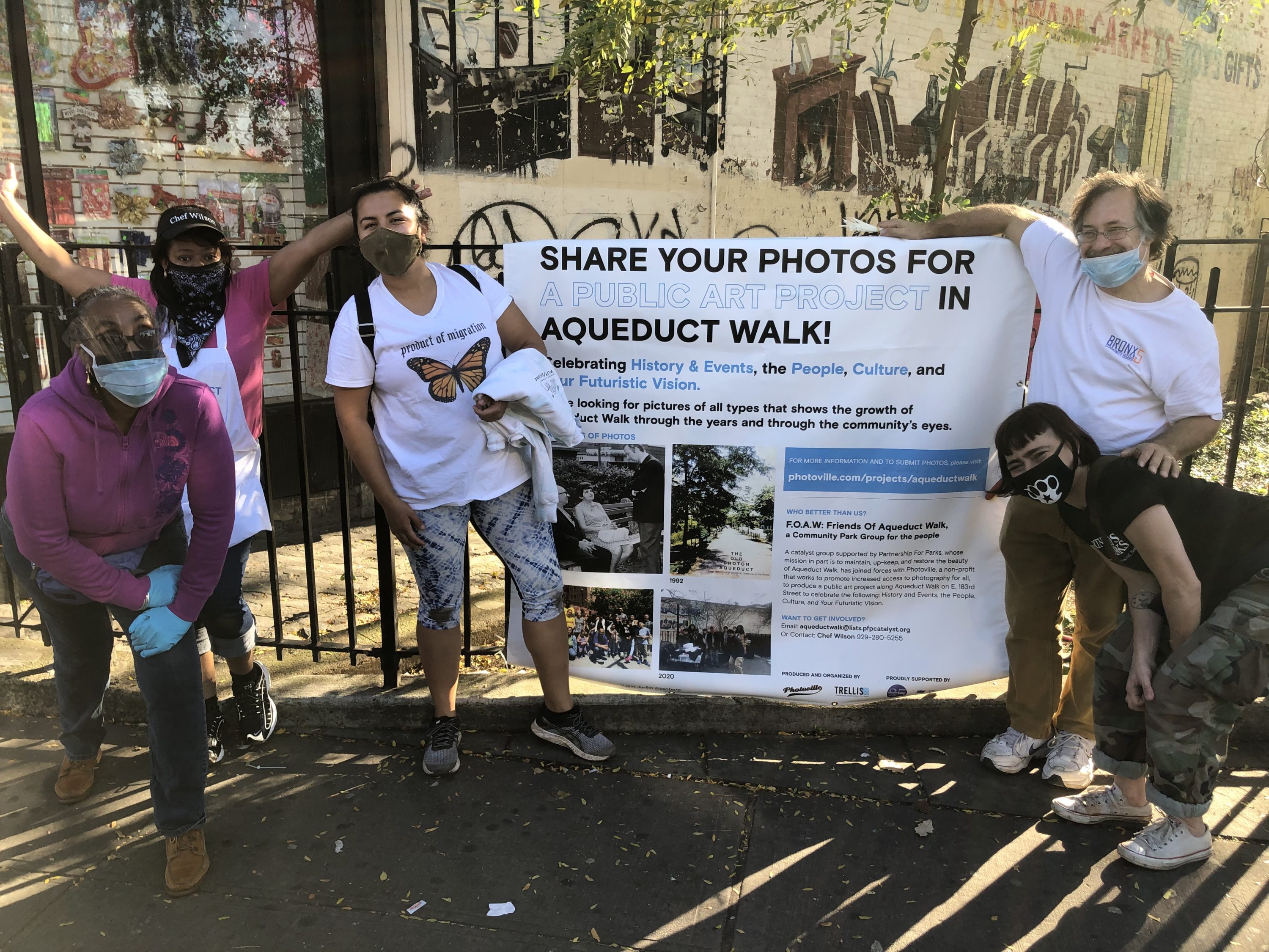 Photos from Aqueduct Walk planting and storytelling event!